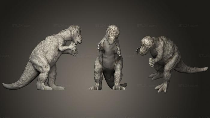 Figurines simple (Pachycephalosaurus, STKPR_0987) 3D models for cnc